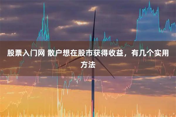 股票入门网 散户想在股市获得收益，有几个实用方法